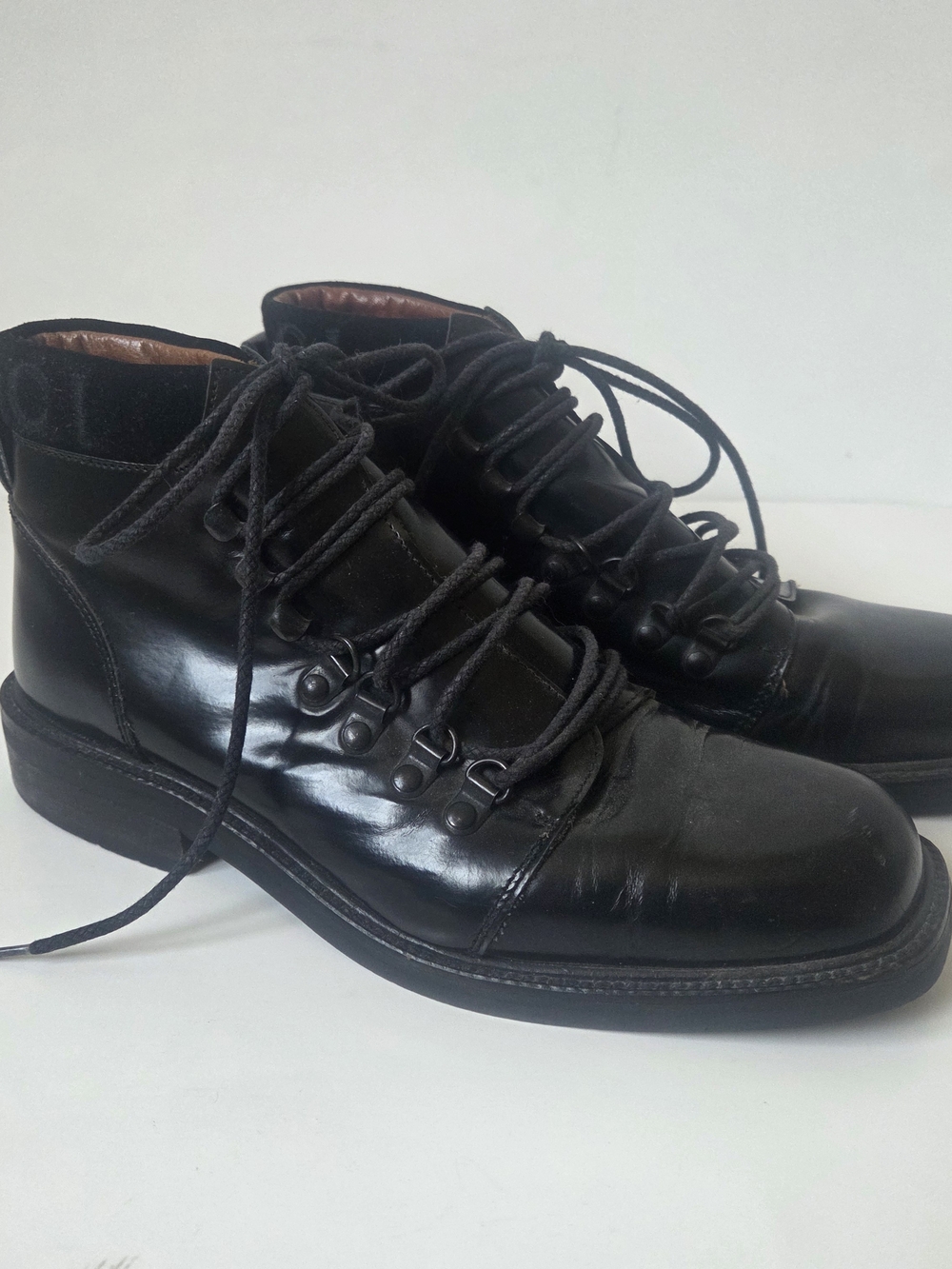 Gucci Black Leather Ankle Boots